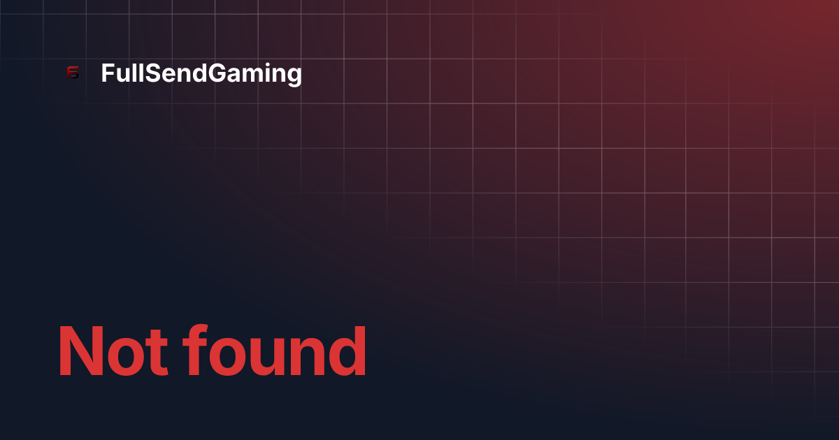 Application has unexpectedly stopped working FullSendGaming